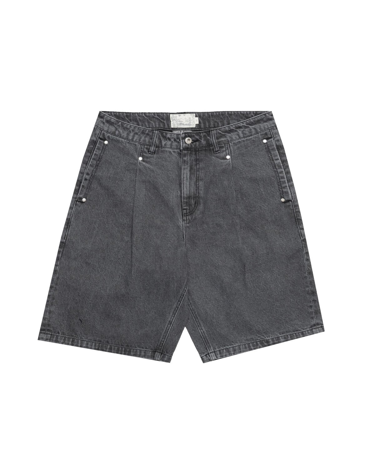 Dime Pleated Denim Shorts | DIME2SP2514BLK | AFEW STORE